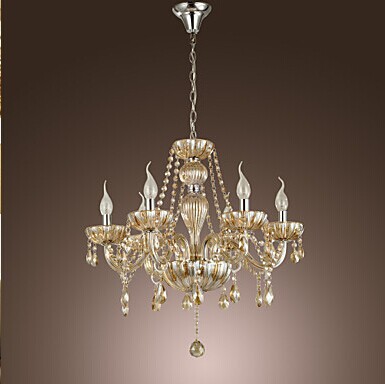 gold modern led k9 crystal chandelier with 8 lights chandeliers,e27 bulb included, lustres de sala,lustre de cristal,ac 90v~260v