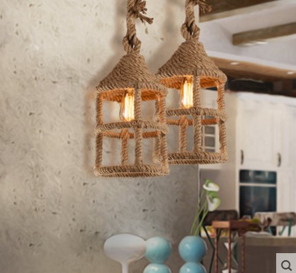 hemp rope edison pendant light fixtures in style loft vintage industrial lamp hanglamp pendente america nordic