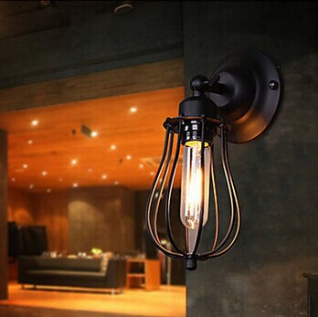 max 30w american country loft retro style industrial vintage wall light lamp bulb included for home lighting edison wall sconce