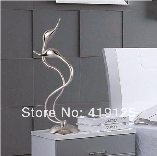 modern swan table lamp, desk lamp ,2-light guaranteed