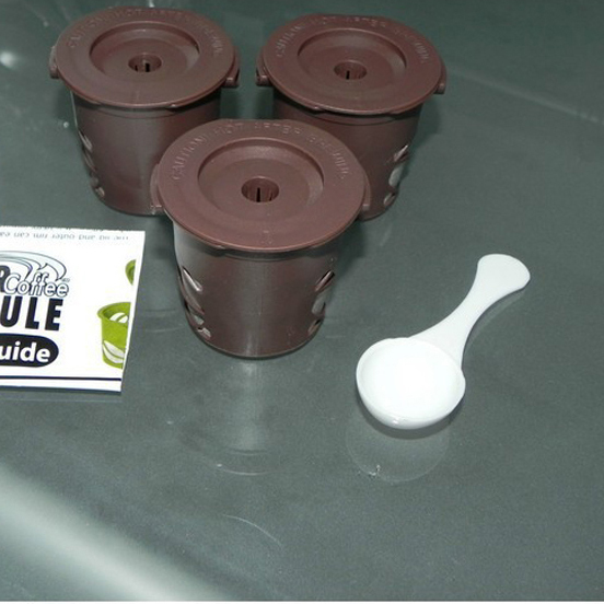 new 3pieces/set coffee tea capsule reusable single coffee filter baskets
