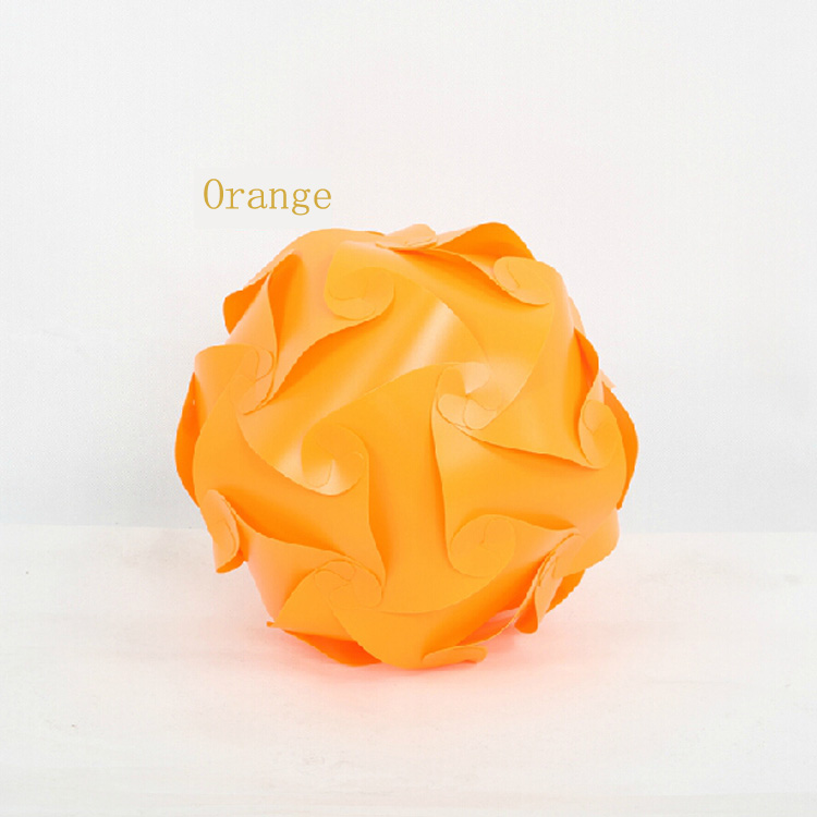 new fashion iq jigsaw puzzle lamp light orange color pendant lights,size 25cm/30cm/40cm ysliqo