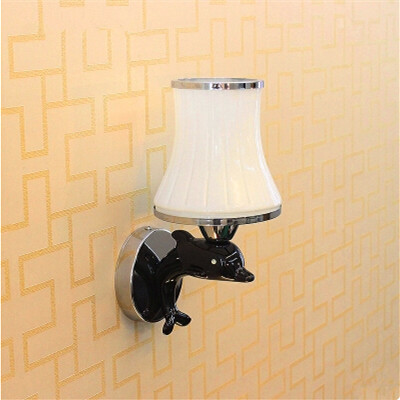 nordic modern dolphin creative led wall lamp simple glass wall sconce fixtures bedside lamp for bedroom bar living room