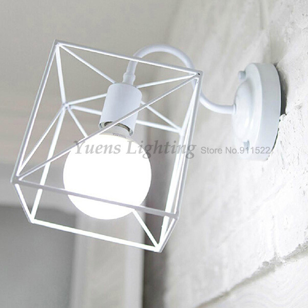 simple wrought iron wall lamp modern fashion creative restaurant sitting room lighting wl057