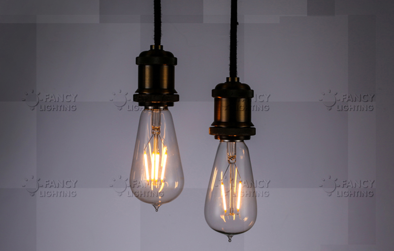 st58 led edison filament light bulb warm white e27 2w/4w 220v 360 degree globe lamp bulb energy saving replace incandescent bulb