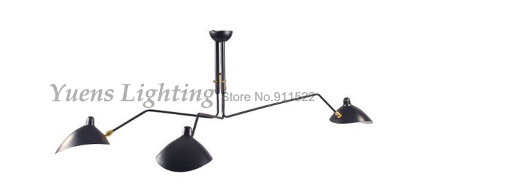three arms ceiling lamp plre13