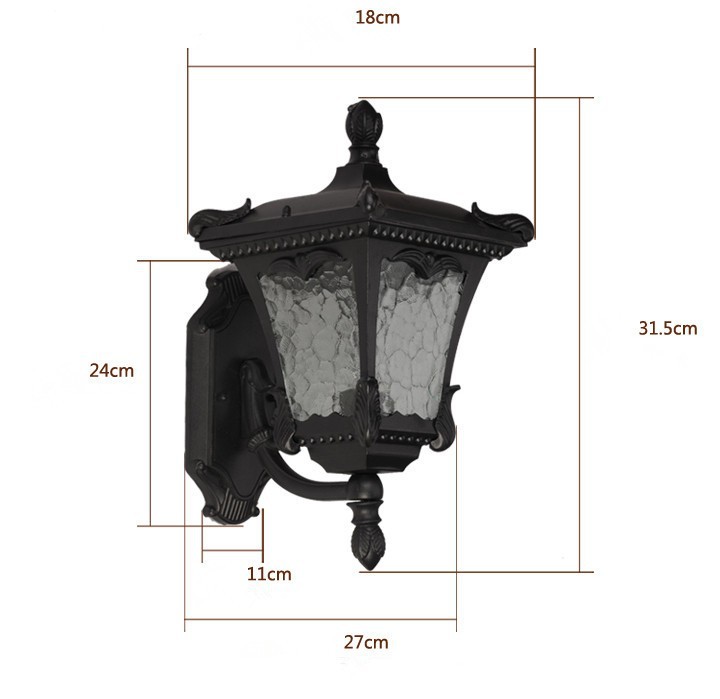 waterproof outdoor wall lamp lights garden villa balcony house wall lightings ysl-0104wl,