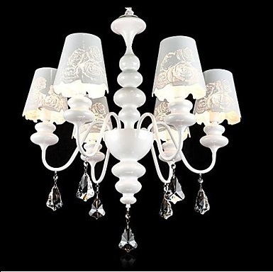 white led modern k9 crystal chandelier lamps with 6 lights, lustres de sala,lustre de cristal,e14 bulb included,for home lights