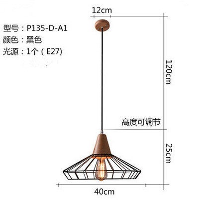 wood retro loft style industrial vintage pendant lights,simple hanging lamp for home light,edison lamparas colgantes