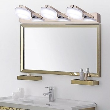 3 lights modern led bathroom mirror light,led wall lamp wall sconce for bedroom bathroom lights,bulb included,ac 90v~260v