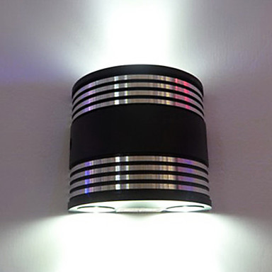 3w modern led wall lamp light with scattering light design ufo cylinder chic body bulb included