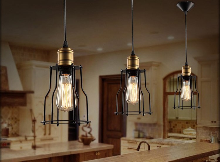 40w america retro vintage pendant light fixtures in style loft industrial lamp indoor lighting metal lampshade