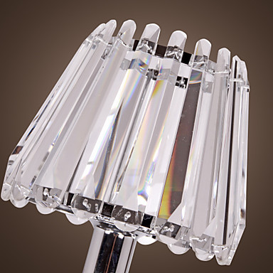 40w contemporary crystal wall lamp light with 1 light in candle feature,bulb included,e12/e14