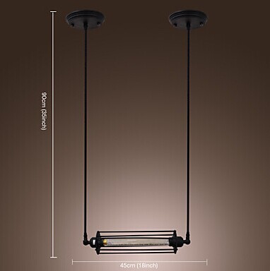 40w retro pendant light with loft style design bar light swing for bar decoration pendant light e26/e27,bulb included