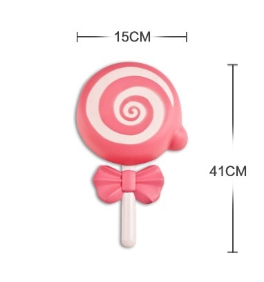 acrylic pink lollipop lovely environmentally friendly led wall lamp for kids bedroom night lamp bedside lamp,e14*1 bulb included