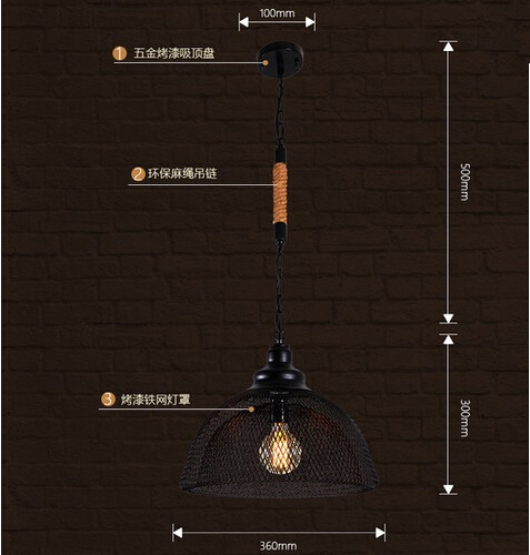 american country loft style vintage edison pendant lights fixtures for bar dining room hanging lamp lamparas colgantes