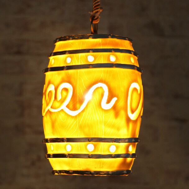 art creative individual retro resin led pendant light,american loft style pendant lamp for home lights bar,e27*1 bulb included