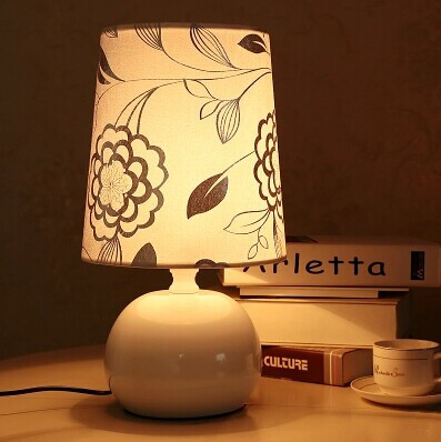 cloth desk lamps,simple table lamp, for bedroom study kids room,e27,40*22*22cm,bulb included,ac