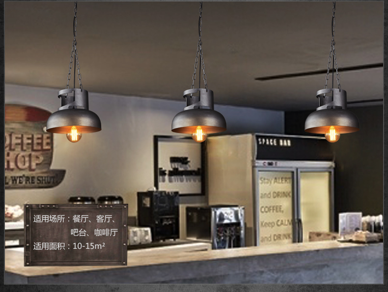 creative loft style vintage pendant lights american retro edison hanglamp fixtures for cafe home lightings bar droplight