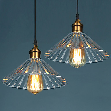 edison retro loft vintage industrial lighting pendant lights fxitures with glass lampshade handing lamp lamparas