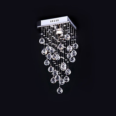 gu10 1 light,luminaira modern k9 crystal led ceiling lights for living room lamp lustres de sala teto,bulb included