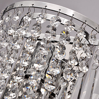 led modern crystal wall light bed-lighting crystal e12/e14 wall lamp