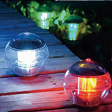 led solar luminaria lights,for garden outdoor lamps,solar power led floating pond pool light lighting luz,bulb included