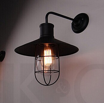 max 40w,retro loft style industrial vintage decor wall lamp light edsion wall sconce,ac,e27,bulb included