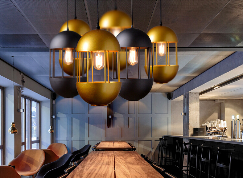 metal modern retro loft style vintage industrial pendant lights,hanging lamp lamparas colgantes for bar dining room