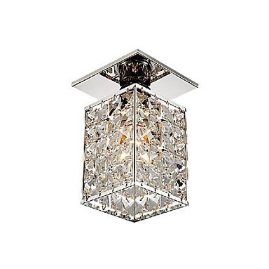 modern led k9 crystal ceiling lights with 1 light, for home lightings lustre de cristal,e27*1 bulb included