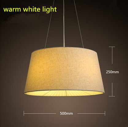 modern minimalist led pendant lights american country nordic cloth hanging lamp fixtures for home lightings lamparas colgantes
