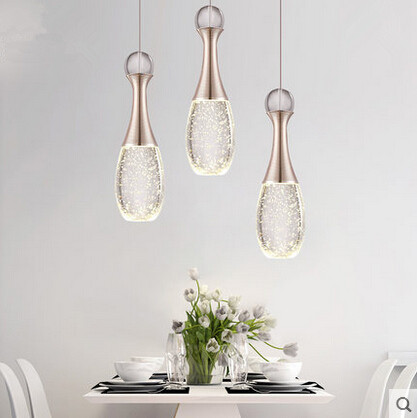 new fashion modern k9 crystal led pendant lights hanglamp lustre fixtures for bar cafe dining home lightings lamparas colgantes
