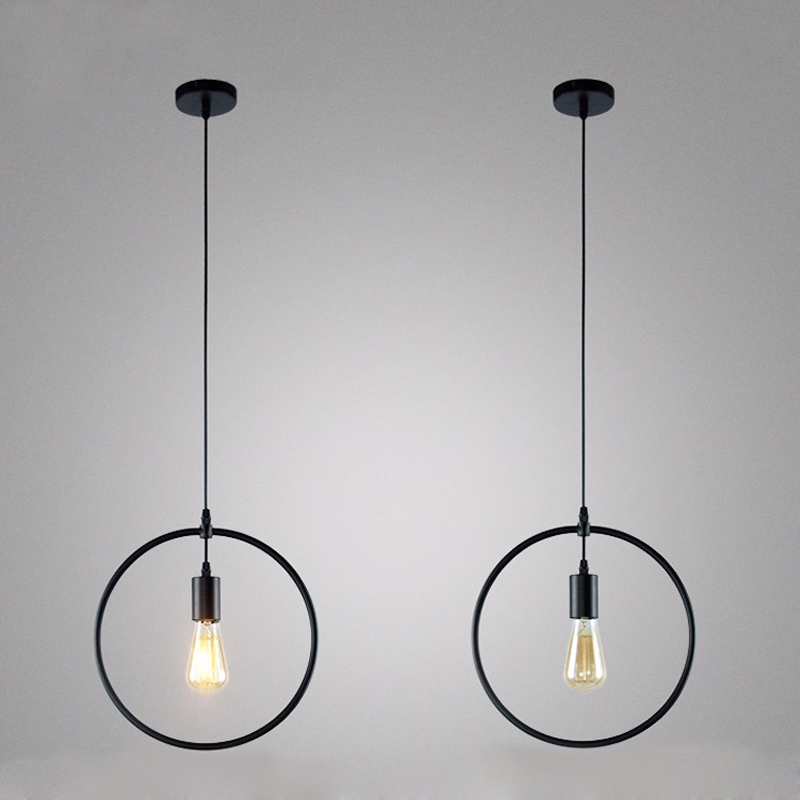 nordic style pendant lighting home decoration modern minimalist hanging lights art fixtures ambilight wrought iron lamp lampara