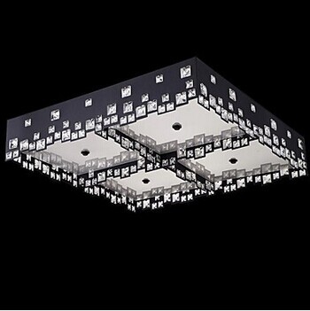 quadrate modern led ceiling light, for living room lamp home lightings, fixtures lamparas de techo,led bulb*140 bulb included