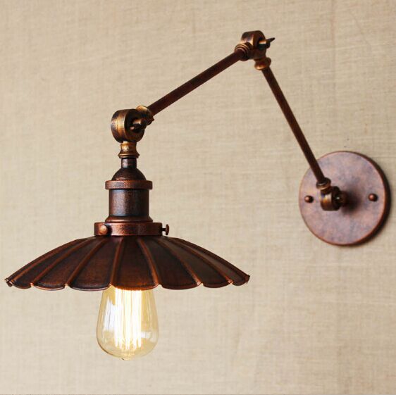 retro rh loft style industrial vintage lamps wall lights edison wall sconces lamparas de pared,for home lighting