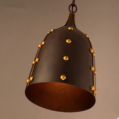 rivet metal edison loft industrial vintage pendant lights fixtures hanging lamp for bar home lighting suspension luminaire