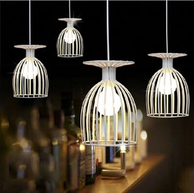 simple iron glass maas led pendant light whit 1 light,for dinging room study bar home light,e27 bulb included