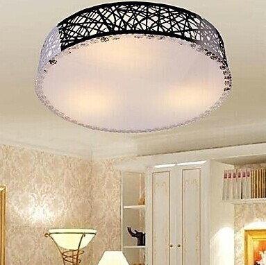 simple modern acrylic led ceiling light with 3 lighs,ceiling lamp for living room bedroom home lighting,e27*3 bulb included