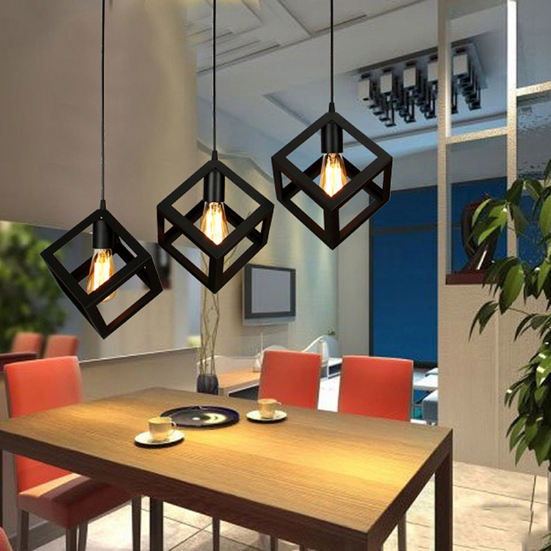 tiffanylampe square modern pendant lamp ambilight light covers loft industrial design contemporary decor hanging light lampara