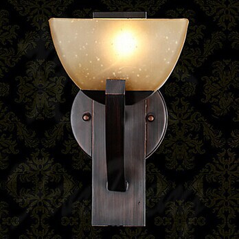 vintage copper led wall lamp light with 1 light, led wall sconces ,for bedroom syudy,ac,e27,bulb included