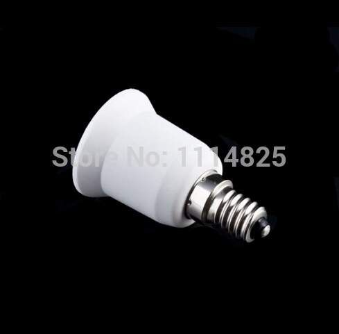 5pcs e14 to e27 light lamp bulb adapter converter splitter whole