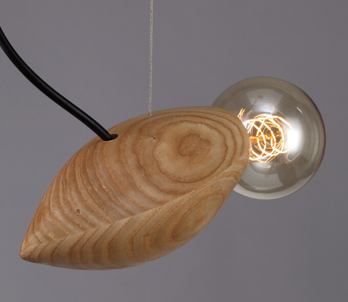 american country individual creative art solid wood pendant lamp bar restaurant cafe decorative pendant light