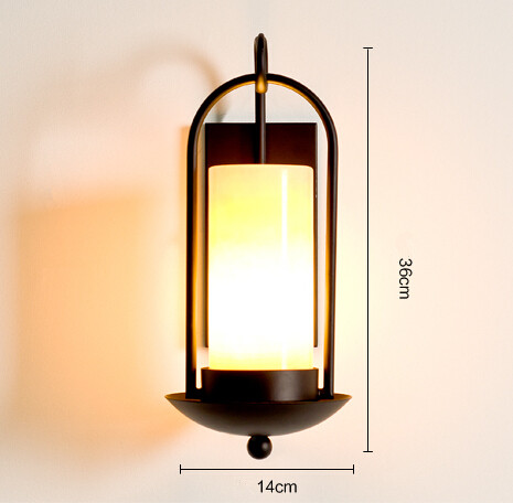 american country iron wall lamp european creative retro bedside lamp dining room hall marble wall lamp