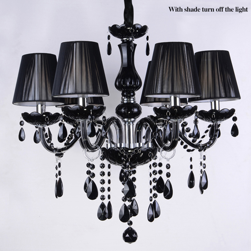 black crystal chandelier lampshades antique brass modern chandeliers lustres de sala moderno dining room lamp chandlier lights