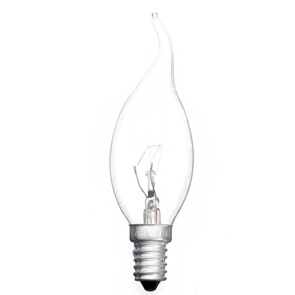 e14 incandescent bulb 40w ac 110v/220v globe retro candle light bulb for living room bedroom