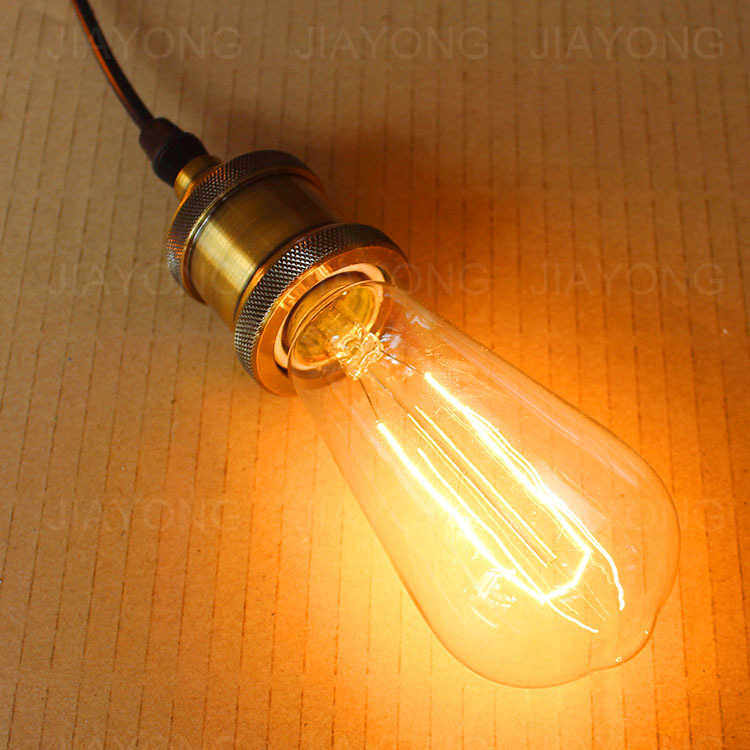 e27 40w st64 leaf edison bulb ac 220v bulb for living room bedroom party christmas high-end decorative lighting