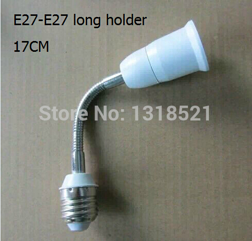 e27 to e27 lamp base extend 17cm lamp holder base extension twist adapter for led light bulb