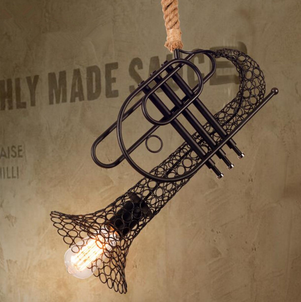 industry retro originality rope chandelier american clothing store bar cafe personality art decoration chandelier