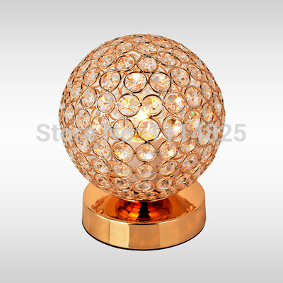 k9 crystal table lamp light creative table lamp decoration lighting for study bedroom + e27 led bulb