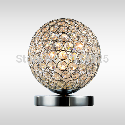 k9 crystal table lamp light creative table lamp decoration lighting for study bedroom + e27 led bulb